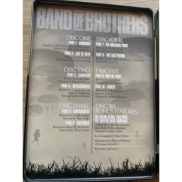 Band of Brothers Steelbook DVD 6 Discs Tin Box WW2 - Picture 3 of 8